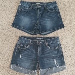 Jean shorts Size9 Soundgirl/Amethyst